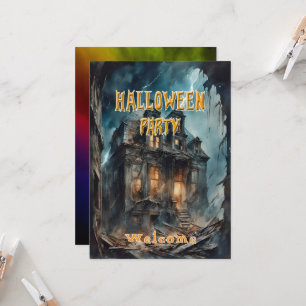 Halloween-Party Spuk House Einladung