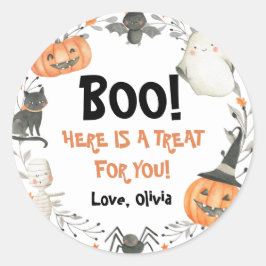 Halloween-Party-Sticker Runder Aufkleber