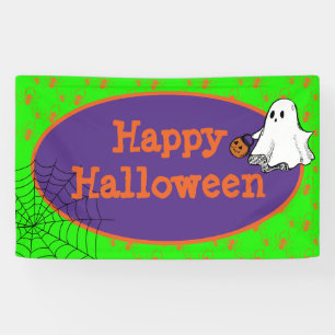 Halloween-Party Süßer Geist Süßes oder Saures Banner