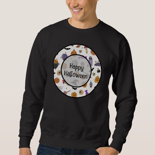 Halloween-Party Sweatshirt (Vorderseite)