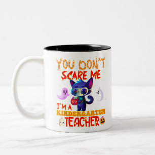 Halloween-Party T-Shirt Ich brauche kein Kostüm, i Zweifarbige Tasse