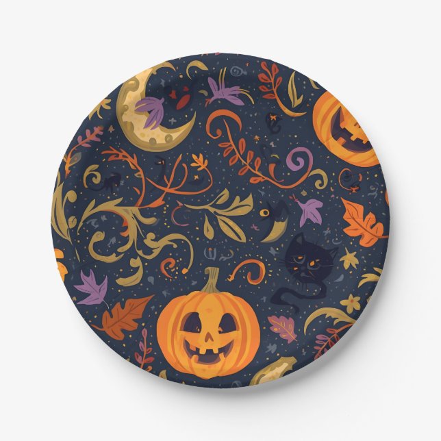 Halloween-Party Teller (Vorderseite)