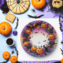 Halloween-Party-Teller: Spookes und festes Design