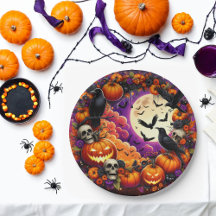 Halloween-Party-Teller: Spookes und festes Design
