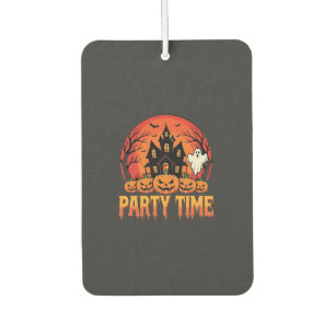 Halloween-Party-Time-Geist-Kürbis-Design_1 Autolufterfrischer