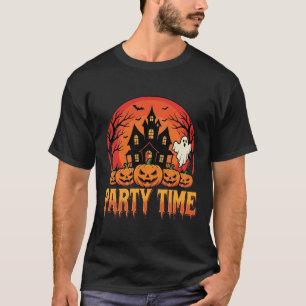 Halloween-Party-Time-Geist-Kürbis-Design_1 T-Shirt