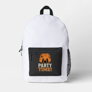 Halloween-Party-Time-Hexenkessel-Design_1 Bedruckter Rucksack