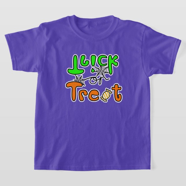 Halloween-Party Trick oder Trete T-Shirt (Ablage )