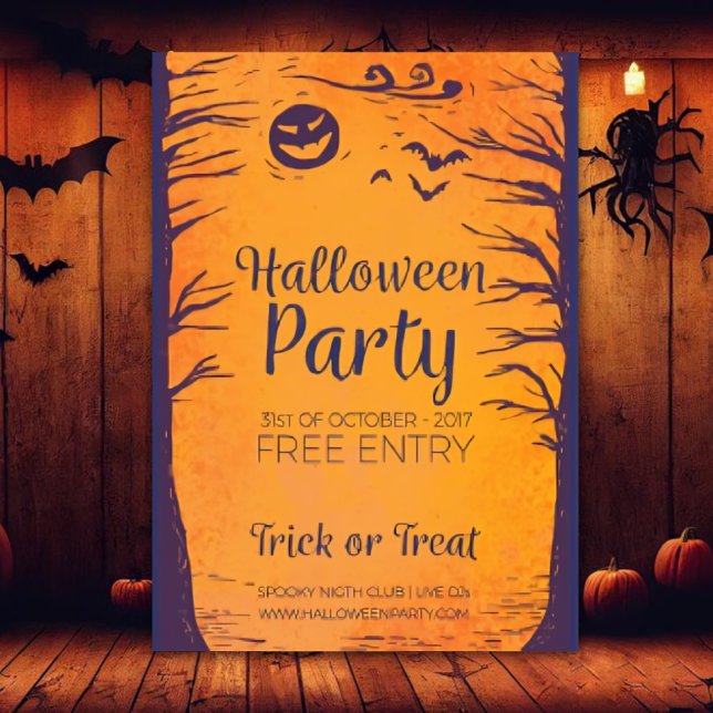 Halloween Party Trick or Treat Invitations Einladung (Von Creator hochgeladen)