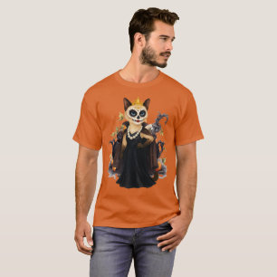 Halloween-Party von Siamese Cat Witch T-Shirt