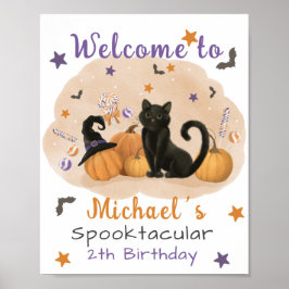 Halloween Party Welcome Poster