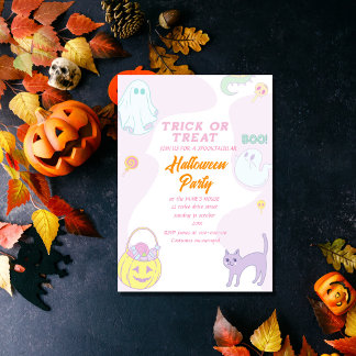 Halloween-Party-Zeit Einladung