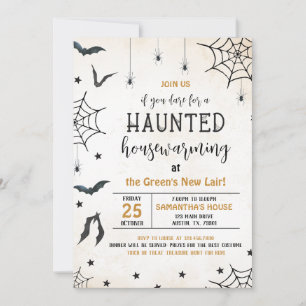 Halloween-Party zur Erwärmung Spuk Einladung