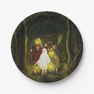 Halloween-PartypapierTeller Pappteller