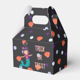 Halloween Pastel Mermaid Hexe in Hexenhut Schwarz Geschenkschachtel