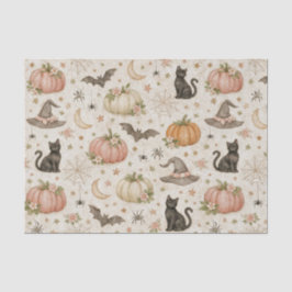 Halloween-Pastell-Kürbisse Seidenpapier
