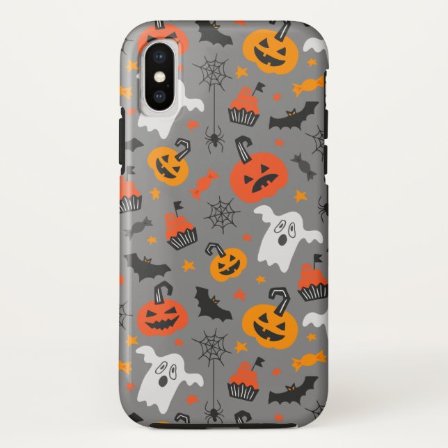 Halloween Pattern Case-Mate iPhone Hülle (Rückseite)