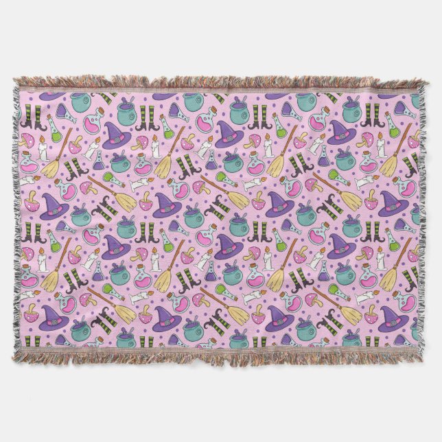 Halloween Pattern Decke (Vorderseite)