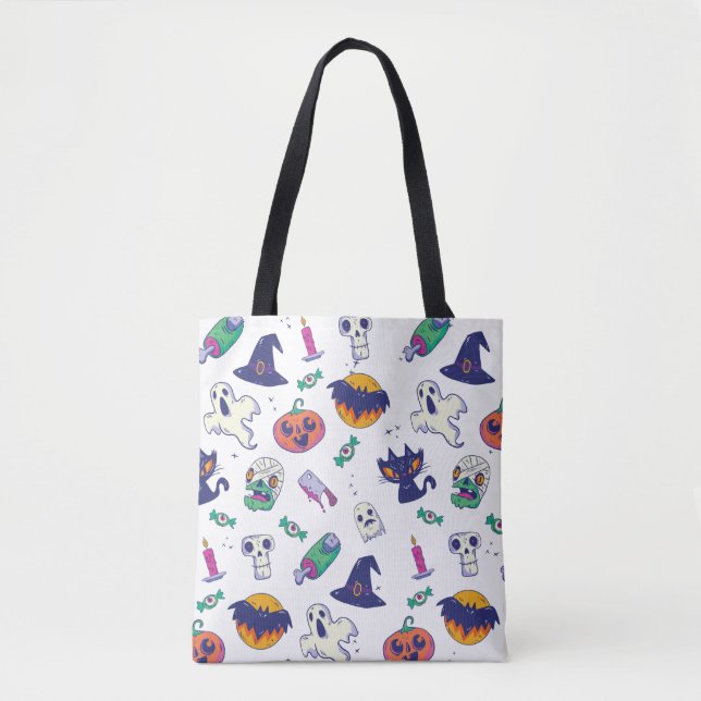 Halloween pattern decoration tasche (Vorderseite)