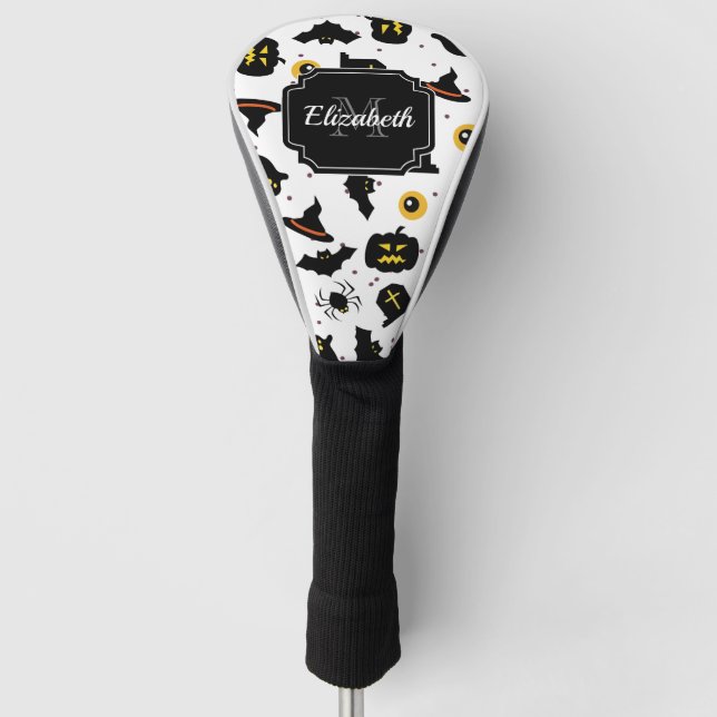 Halloween Pattern Golf Headcover (Vorderseite)