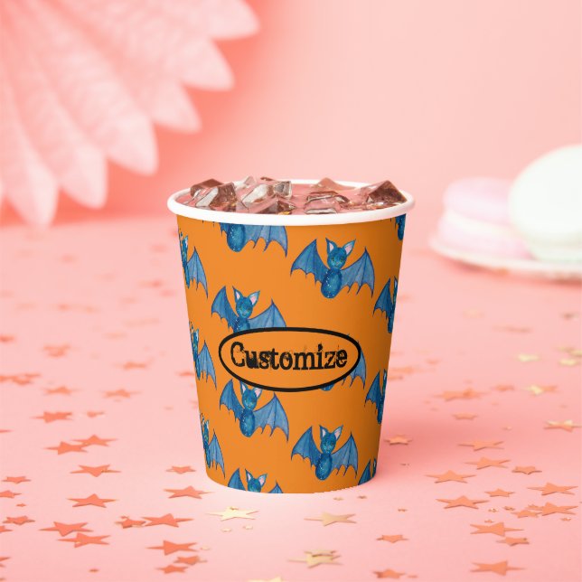 Halloween-Pattern-Papier-Cup Pappbecher (Insitu)