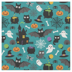 Halloween Pattern Stoff