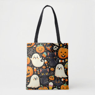Halloween Pattern Tote Bag Tasche