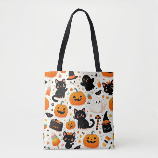 Halloween Pattern Tote Bag Tasche