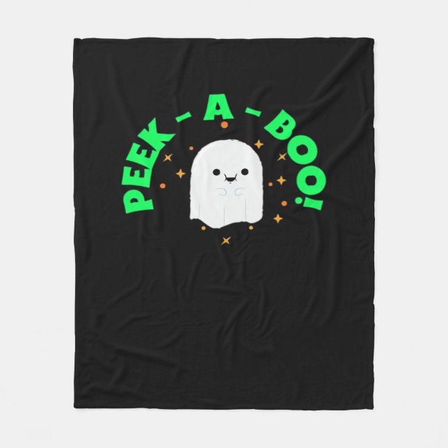 Halloween - Peekabo Fleecedecke (Vorderseite)