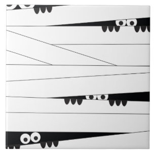 Halloween Peeking Mummy Fliese