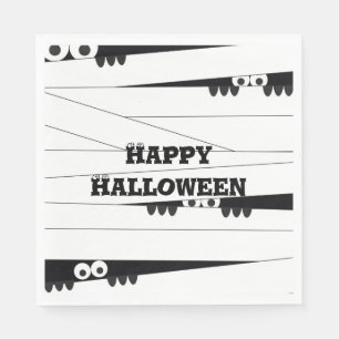 Halloween Peeking Mummy Serviette
