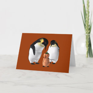 Halloween Penguin Karte