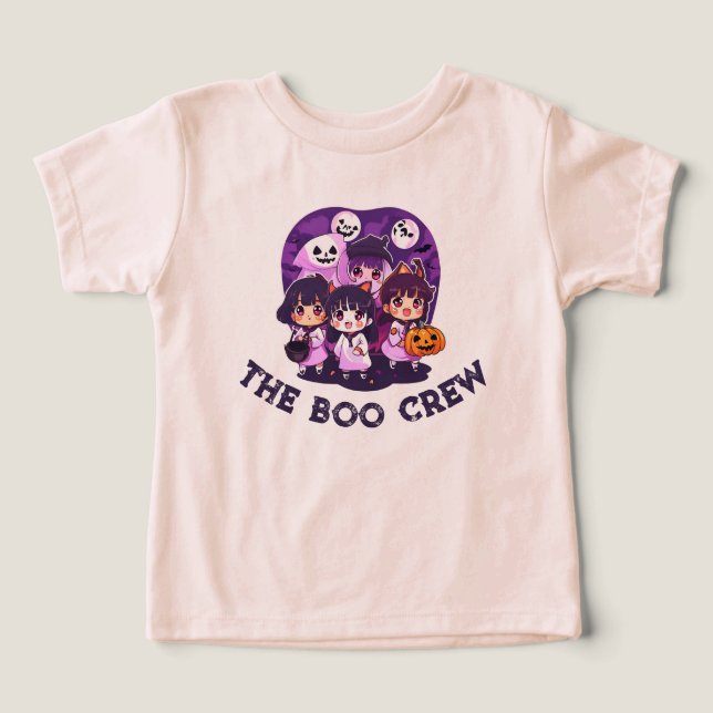 Halloween personnalisé adorable "BOO staff" (Design Recto)