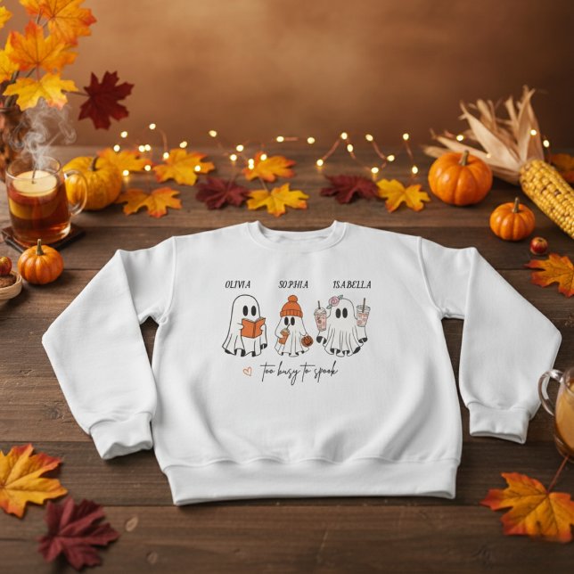 HALLOWEEN PERSONNALISÉ SWEATSHIRT MEILLEURS AMIS (Créateur téléchargé)