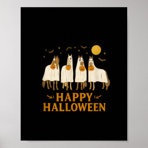 Halloween Pferd Geist Soky Saison Pferdeliebhaber Poster