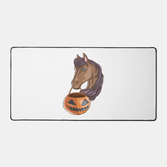 Halloween Pferd Schreibtischunterlage (Vorderseite)