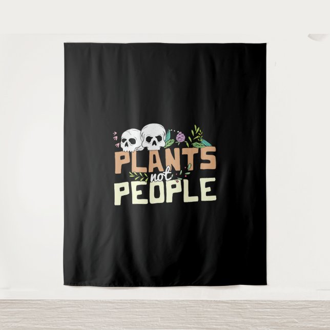 Halloween-Pflanze, nicht Menschen Wandteppich (Vorderseite)