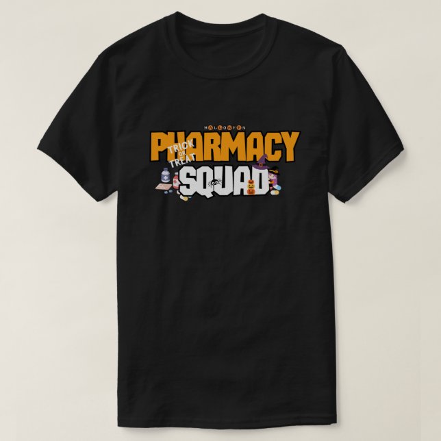 Halloween Pharmacy Squad : Dieses Niedliche Featur T-Shirt (Design vorne)