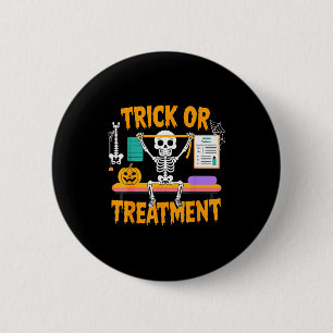Halloween Physiotherapie Therapeut Pt-Süßigkeiten  Button