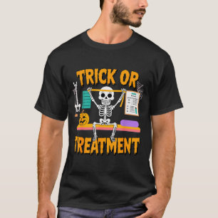 Halloween Physiotherapie Therapeut Pt-Süßigkeiten  T-Shirt