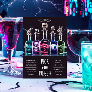 Halloween Pick Your Poster Custom Folieneinladung