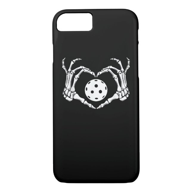 Halloween Pickle Skeleton Herz Hände Case-Mate iPhone Hülle (Rückseite)