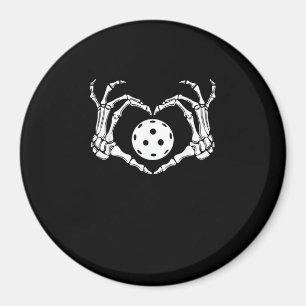 Halloween Pickle Skeleton Herz Hände Magnet