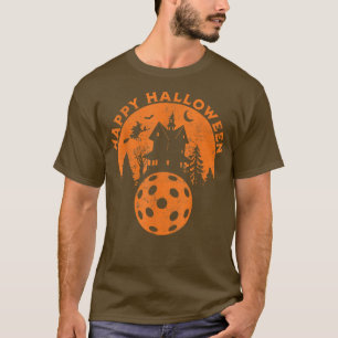 Halloween Pickleball Kostüm Spuk T-Shirt