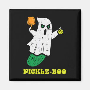 Halloween Pickleball Pickle Boo Ghost Kostüm Männe Magnet