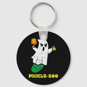 Halloween Pickleball Pickle Boo Ghost Kostüm Männe Schlüsselanhänger