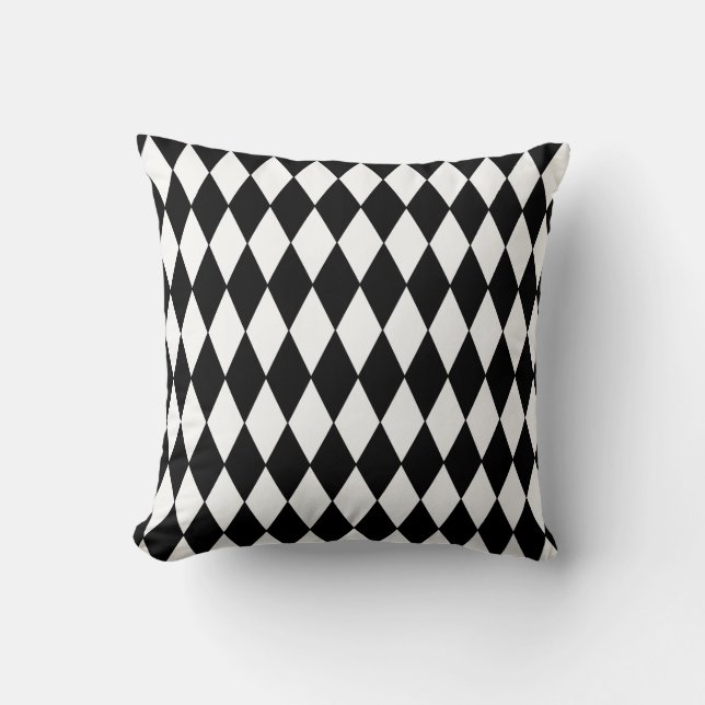 Halloween Pillow-Harlequin Diamonds Kissen (Vorderseite)