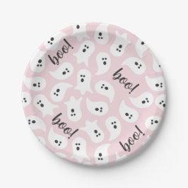 Halloween Pink & Black Ghost Paper-Teller Pappteller