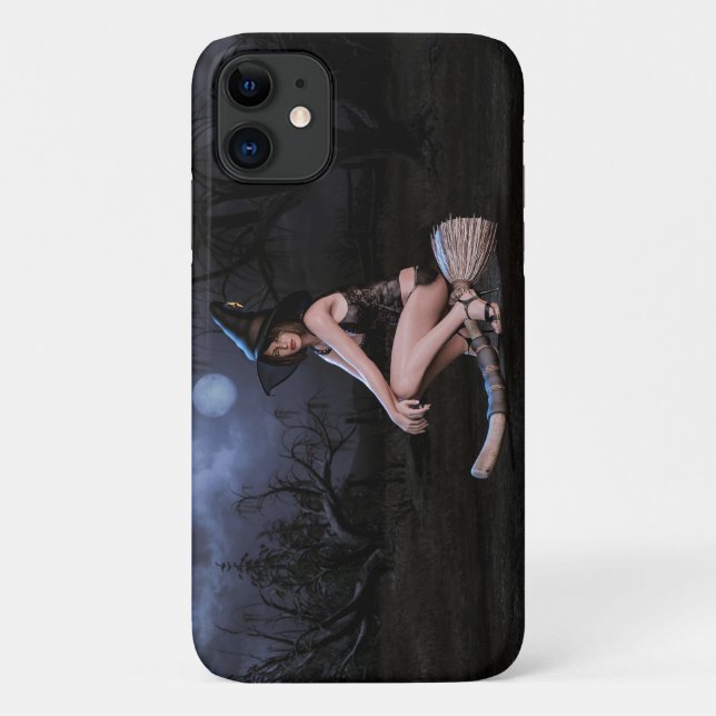 Halloween Pinup Girl im Mondlicht Case-Mate iPhone Hülle (Rückseite)