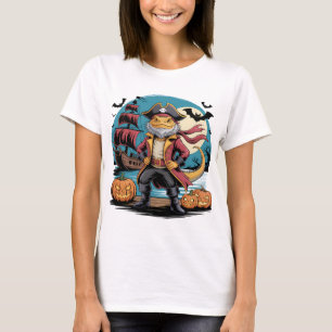 Halloween Pirate Dragon Art T-Shirt